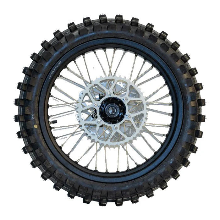 Sur-Ron Ultra Bee Performance Rear Wheel Set Assembly With Tyre/Sprocket/Brake Disc – fitment diagram (part 51300-YQ5A-Z03)