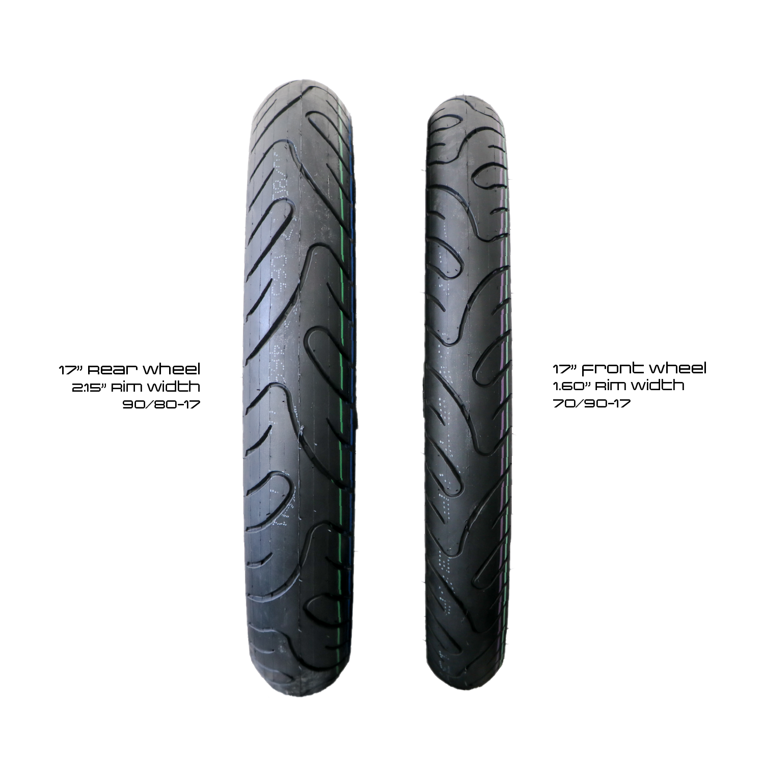 17" Stealth Supermoto Wheel Set for Sur-Ron Light Bee