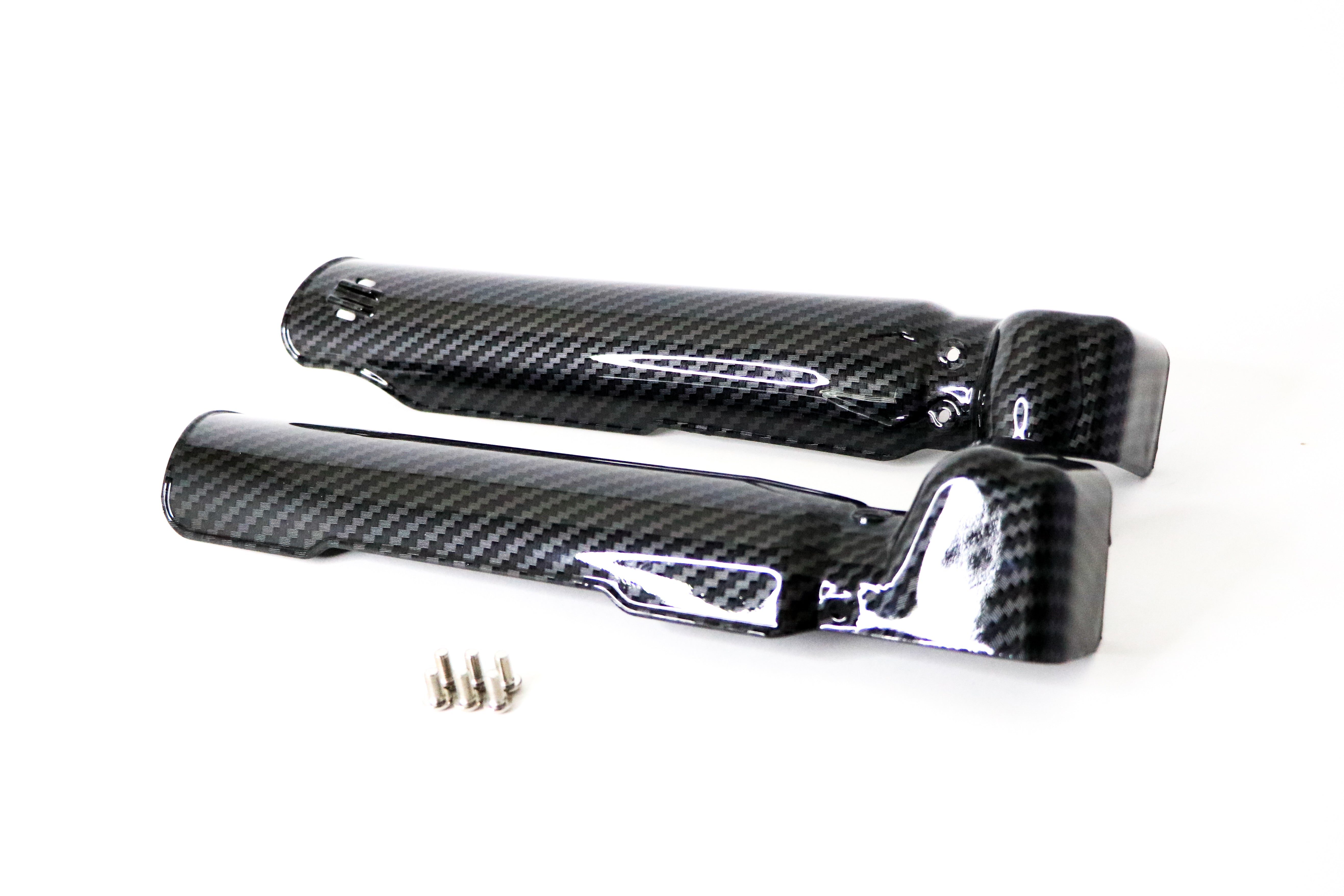 Carbon Style Fork Guards for Surron Light Bee Models