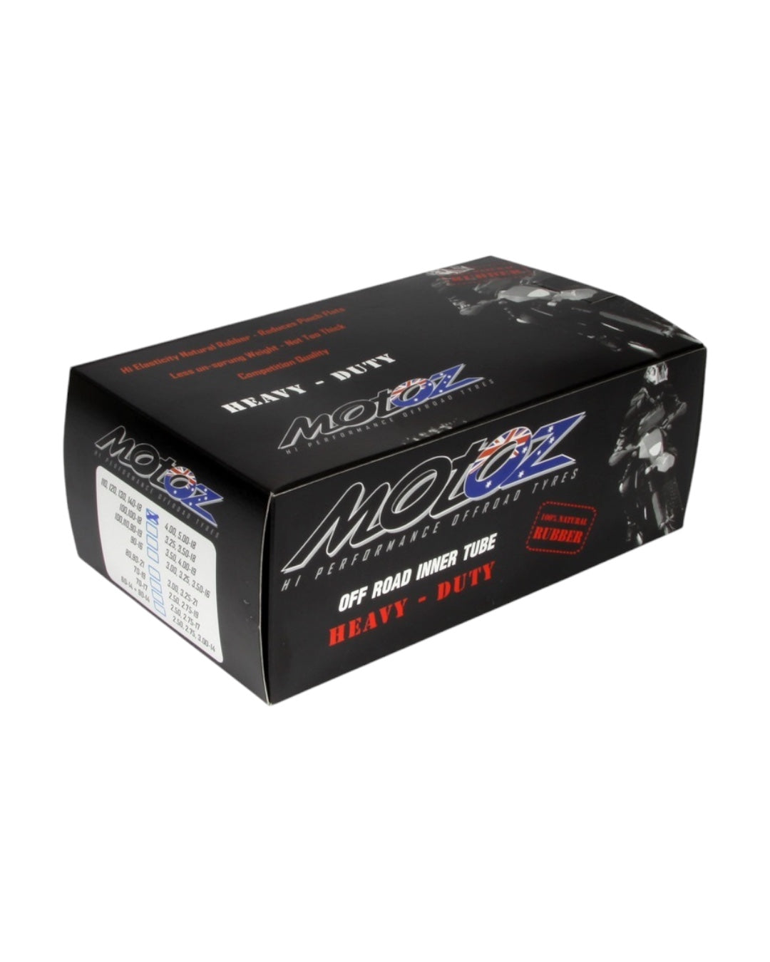 Motoz Heavy Duty 18" 100-110 Rear Tube
