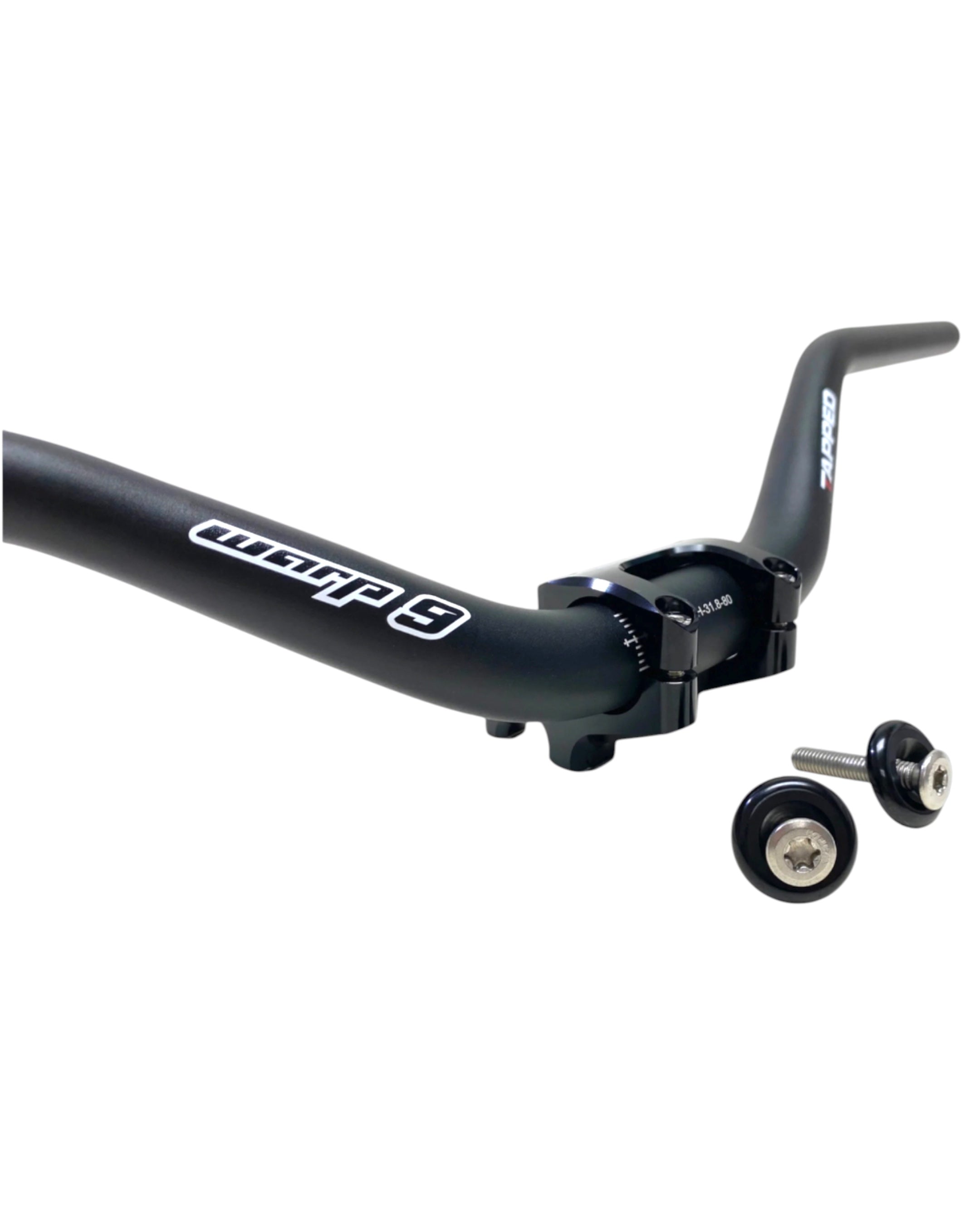 Warp9 E-Moto Tapped Bars 31.8mm 80mm Rise