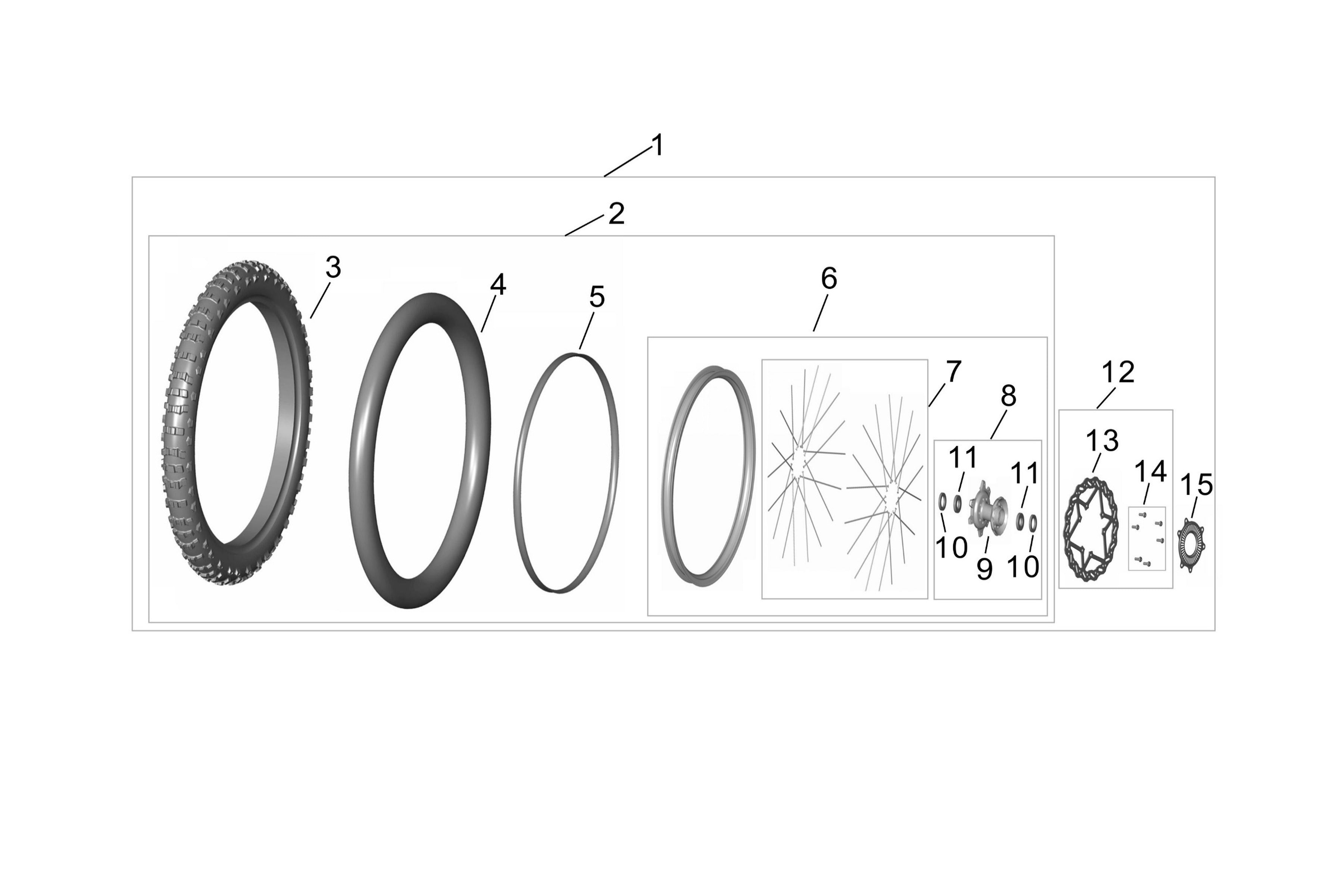 Sur-Ron Ultra Bee Brake Disc – fitment diagram (part 52171-YQ5A-0000)