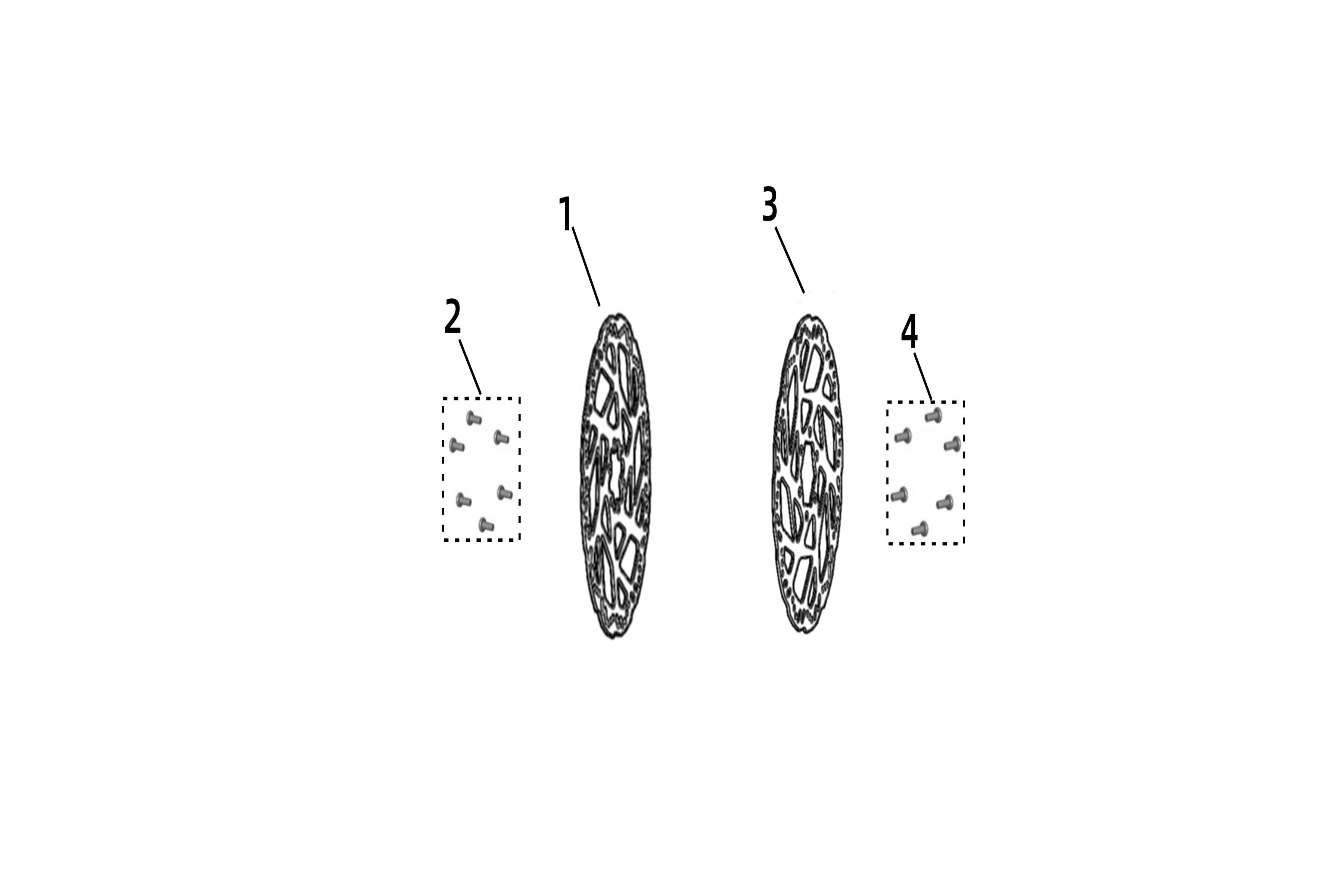 Sur-Ron Light Bee X Front Brake Disc (Pattern) – fitment diagram (part 52171-YQ2A-0100)