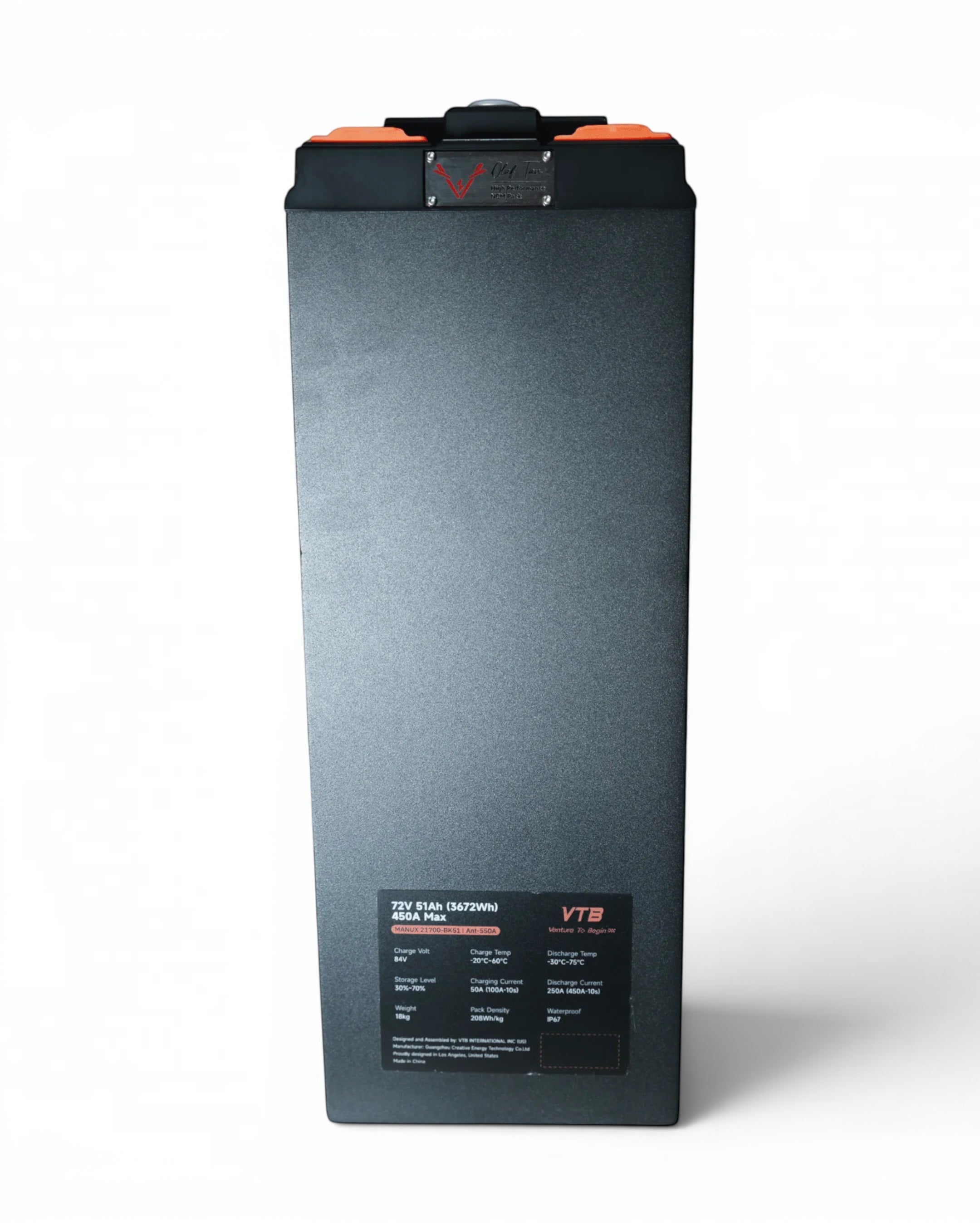 Evo GT 72V 51AH Battery for Light Bee